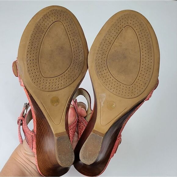 Nicole Open Toe Pink Summer Sandals Size 8.5 - Picture 7 of 8